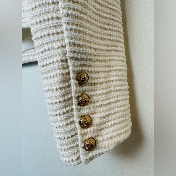 Sam Edelman Cream Textured Blazer NWT - Picture 7 of 11